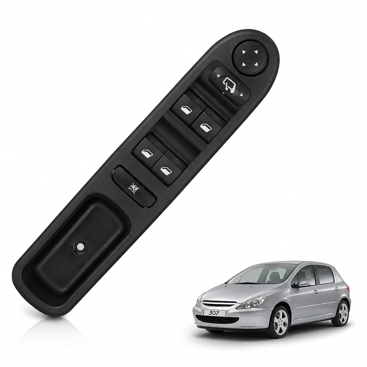 Бутон за ел. стъкла Peugeot 307 307SW 307CC – OEM 6554.KT / 6554KT – снимка на предстоящ търг