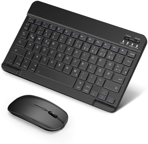 Безжична Bluetooth клавиатура и мишка SOPPY – QWERTZ