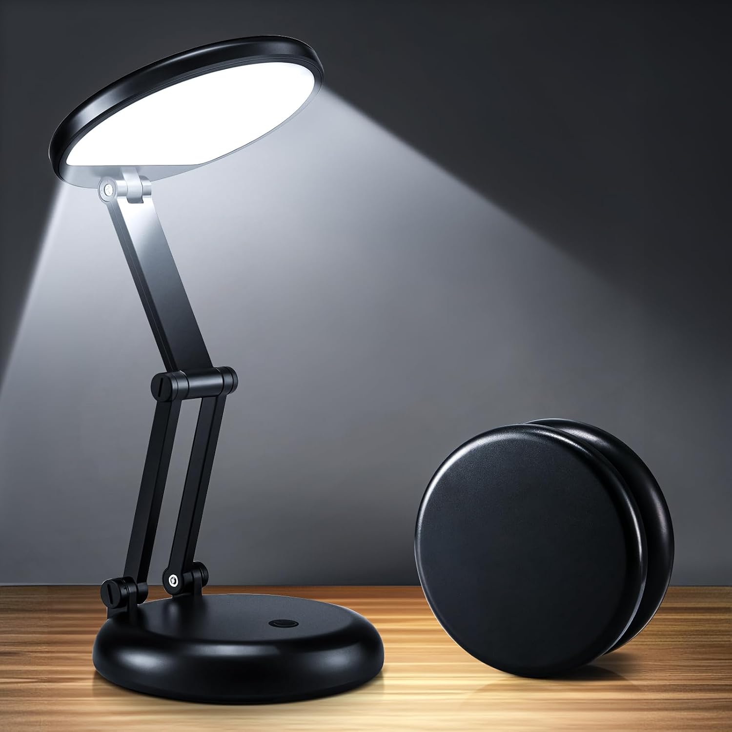 LED настолна лампа 3600mAh, безжична, акумулаторна, Touch, 10 степени на яркост, 300lm, 4000K