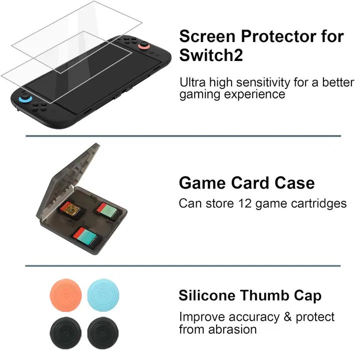 Калъф комплект аксесоари за Nintendo Switch 2 – допълнителна снимка 2