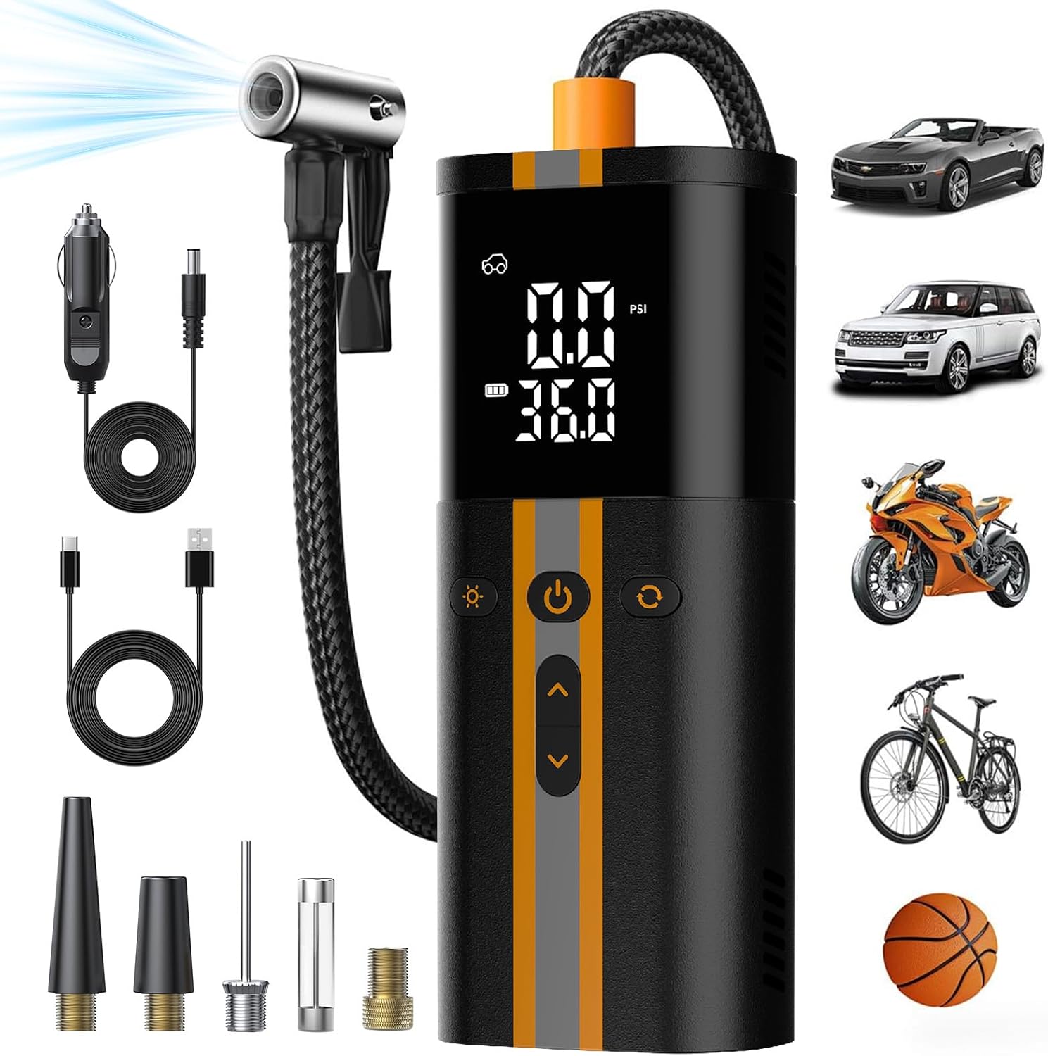 Електрическа помпа TowerTop 150 PSI 6000mAh